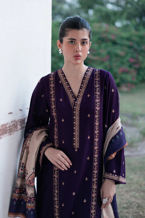 Lawn-3PC Embroidered Shirt With Digital Printed Jauqard Dupatta-5121 - Image 2