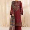 Lawn-3PC Embroidered Shirt with Digital Printed Jacquard Dupatta-5066