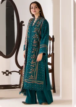 3PC LAWN EMBROIDERED SHIRT WITH DIGITAL PRINTED JACQUARD DUPATTA - 5026