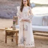 3PC Lawn Embroidered Shirt With Organza Embroidered Dupatta- 5013