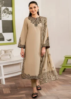 3PC Lawn Embroidered Shirt with Digital Printed Jacquard Dupatta-5093