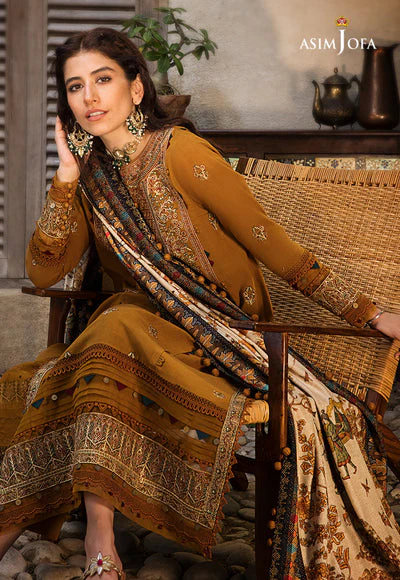 Lawn-3PC Embroidered Shirt With Digital Printed Jauqard Dupatta-5139 - Image 2