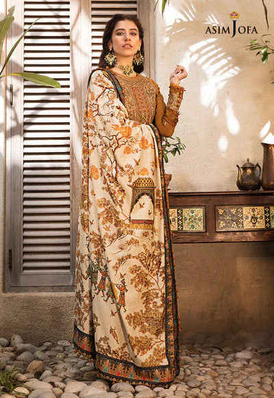 Lawn-3PC Embroidered Shirt With Digital Printed Jauqard Dupatta-5139 - Image 4
