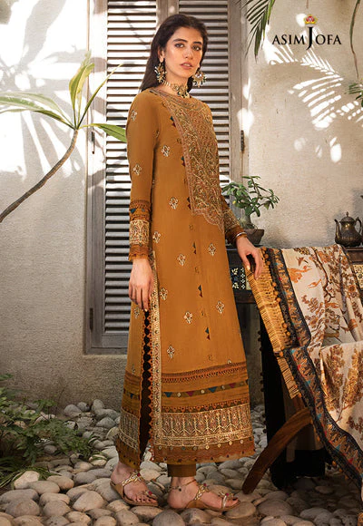 Lawn-3PC Embroidered Shirt With Digital Printed Jauqard Dupatta-5139 - Image 3