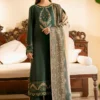 Lawn-3PC Embroidered Shirt with Digital Printed Jacquard Dupatta-5042
