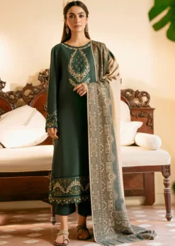 Lawn-3PC Embroidered Shirt with Digital Printed Jacquard Dupatta-5042