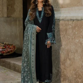 Lawn-3PC Embroidered Shirt With Digital Printed Jauqard Dupatta-5048