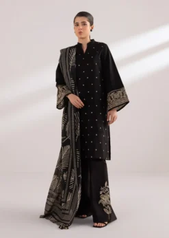 3PC LAWN EMBROIDERED SHIRT WITH DIGITAL PRINTED JACQUARD DUPATTA - 5027