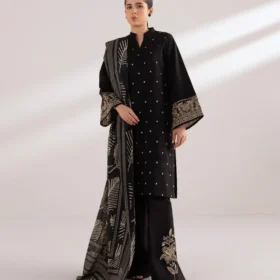 3PC LAWN EMBROIDERED SHIRT WITH DIGITAL PRINTED JACQUARD DUPATTA - 5027