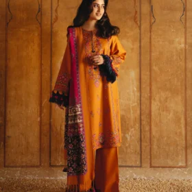 Lawn-3PC Embroidered with Digital Printed Jacquard Dupatta-5126