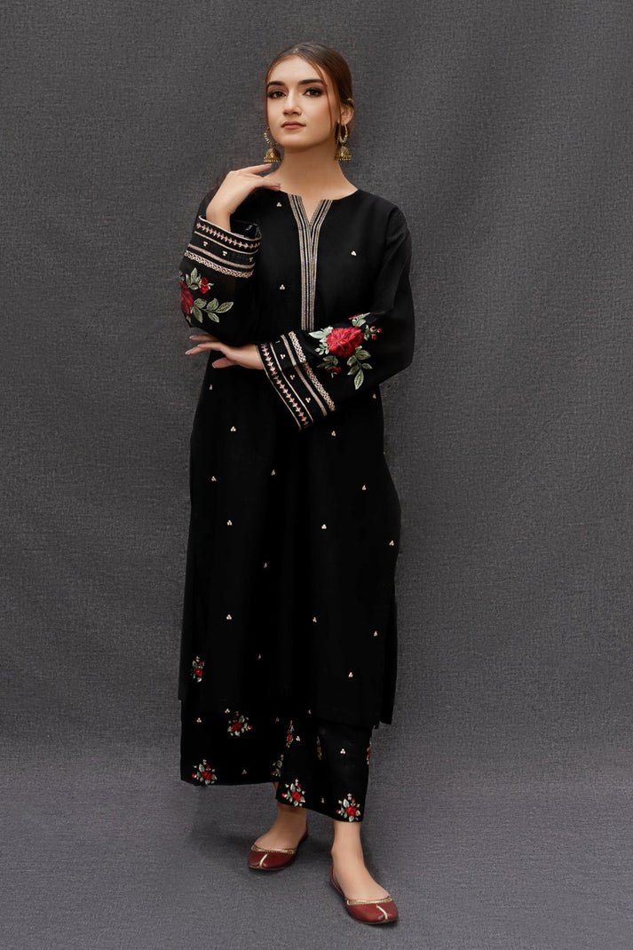 3PC Lawn Embroidered Shirt With Digital Printed Jauqard Dupatta-5007 - Image 5