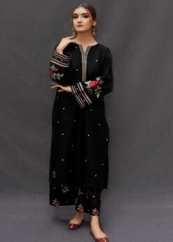 2PC Lawn Embroidered Shirt-5195