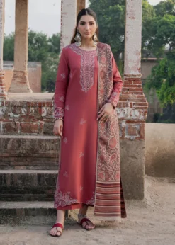 Lawn-3PC Embroidered Shirt with Digital Printed Jacquard Dupatta-5053