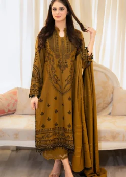 Lawn-3PC Embroidered Shirt with Embroidered Cotton Net Dupatta -5106