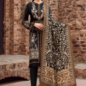 Lawn-3PC Embroidered Shirt with Digital Printed Jacquard Dupatta-1171