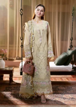 Lawn-3PC Embroidered Shirt with Digital Printed Jacquard Dupatta-1426