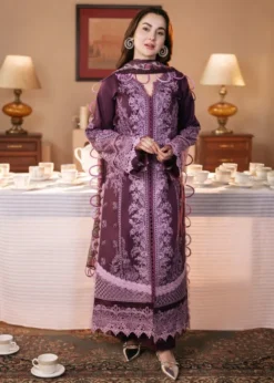 Lawn-3PC Embroidered Shirt with Digital Printed Jacquard Dupatta-1429