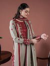 Lawn 3PC Embroidered Shirt with Organza Embroidered Dupatta-1211 - Image 3