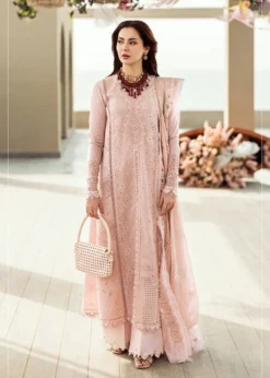 Lawn-3PC Embroidered Shirt with Organza Embroidered Dupatta-1270