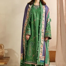 Lawn-3PC Embroidered with Digital Printed Dupatta-1141