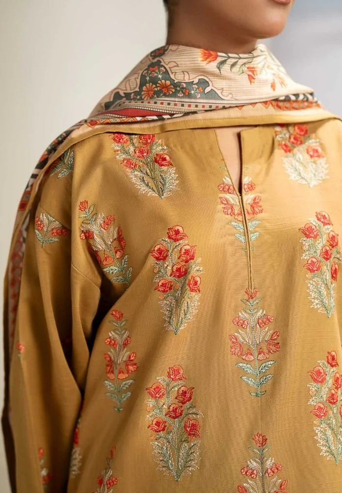 LAWN 3PC EMBROIDERED WITH DIGITAL PRINTED DUPATTA-1188 - Image 2