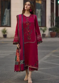 Lawn-3PC Embroidered Shirt with Digital Printed Jacquard Dupatta-5069