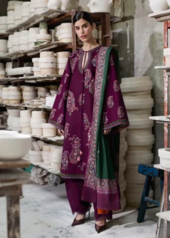 Lawn-3PC Embroidered Shirt With Digital Printed Jauqard Dupatta-5119