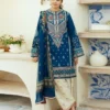3PC Lawn Embroidered Shirt With Digital Printed Jauqard Dupatta-5033