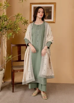 3PC Lawn Embroidered With Lawn Embroidered Dupatta-5029