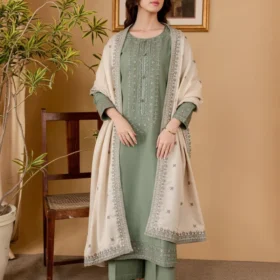 3PC Lawn Embroidered With Lawn Embroidered Dupatta-5029