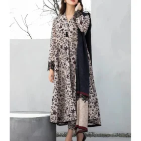 3PC LAWN PRINTED SHIRT WITH LAWN PRINTED DUAPTTA AND TROUSER-4002