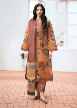 3PC LAWN PRINTED SHIRT WITH LAWN PRINTED DUAPTTA AND TROUSER-4003