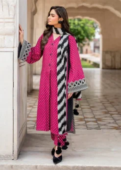 3PC LAWN PRINTED SHIRT WITH LAWN PRINTED DUAPTTA AND TROUSER-4005