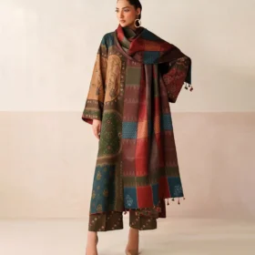 3PC LAWN PRINTED SHIRT WITH VOILE PRINTED DUAPTTA - 4016