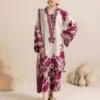 3PC LAWN PRINTED SHIRT WITH VOILE PRINTED DUAPTTA - 4018