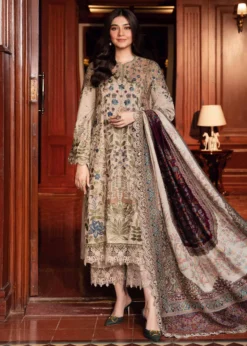 Lawn -3PC Embroidered Shirt with Digital Printed Jacquard Dupatta- 5160