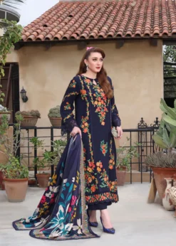 Lawn-3PC Embroidered Shirt with Digital Printed Jauqard Dupatta- 5131