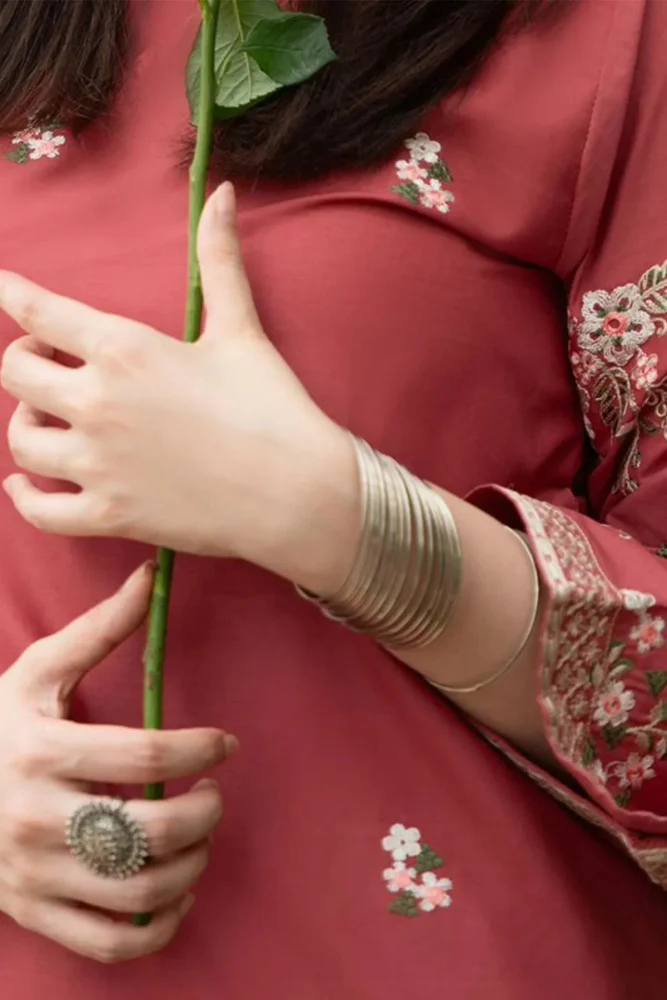 Lawn 2PC EMBROIDERED SHIRT AND TROUSER-5009 - Image 4