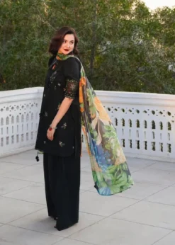 Lawn-3PC Embroidered Shirt with Digital Printed Jacquard Dupatta- 1283