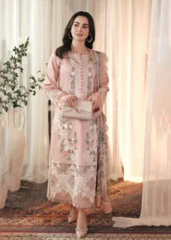 Lawn-3PC Embroidered Shirt with Digital Printed Jacquard Dupatta- 5036