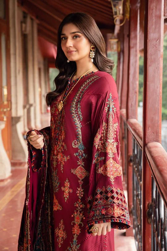 Lawn-3PC Embroidered Shirt with Digital Printed Jacquard Dupatta - 5164 - Image 5