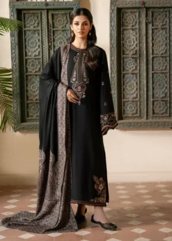 Lawn-3PC Embroidered Shirt with Digital Printed Jauqard Dupatta- 5011