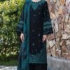 Lawn-3PC Embroidered Shirt with Digital Printed Jauqard Dupatta- 5098