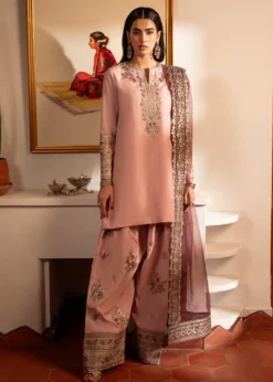 Lawn-3PC Embroidered Shirt With Khadi Net Sequins Embroidered Dupatta-5101