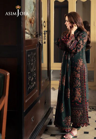 Lawn 3PC Embroidered With Chiffon Embroidered Dupatta-5084 - Image 4