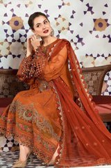 Lawn-3PC Embroidered With Chiffon Embroidered Dupatta-5181 - Image 2