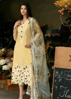 Lawn-3PC Embroidered with Digital printed Dupatta-5134