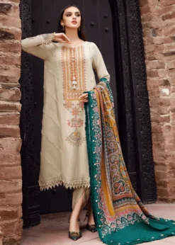 Lawn-3PC Embroidered With Digital Printed Dupatta-5185