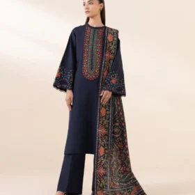 Lawn-3PC Embroidered with Digital Printed Jacquard Dupatta-5116