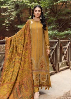 Lawn 3PC Embroidered With Digital Printed Jacquard Dupatta-5124